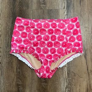 Kortni Jeane All Ruffled Up Bottoms- Pink Grapefruit